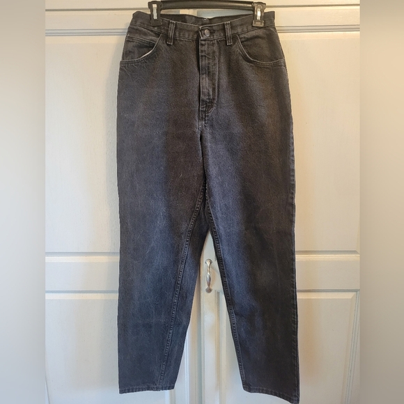 Vintage Women's Gitano Jeans High Waist Black Denim Pants - Picture 1 of 5